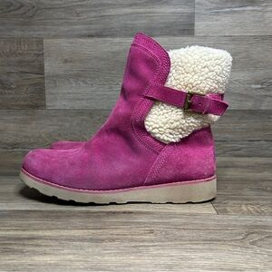 UGG Australia Jayla Pink Boots Big Kids 6 Women's 8